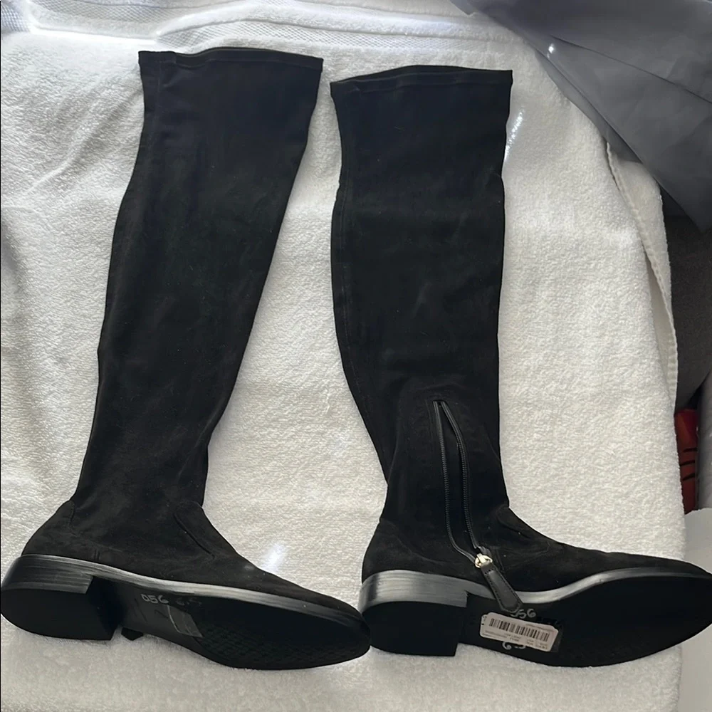 ANTONIO MELANI Black Over the Knee Boots